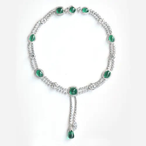Delhi Durbar Tassle Necklace with Cullinan VII diamond